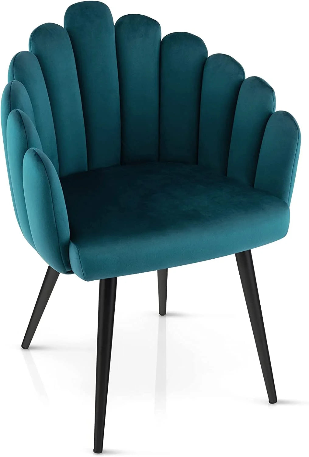 Gray Velvet Accent Dining Chair D801397