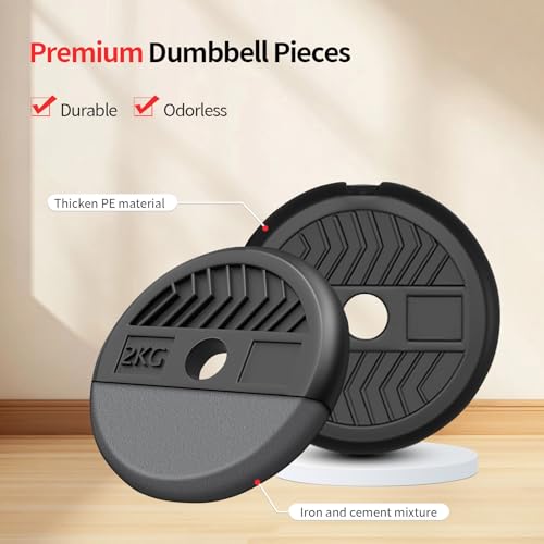 Adjustable 80lbs Dumbbell Set with Connector M638