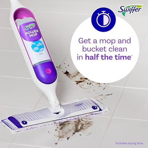 Multi-Surface Mop Kit with PowerMop, 2 Mopping Pad Refills, 1 Cleaning Solution and 2 Batteries P7514