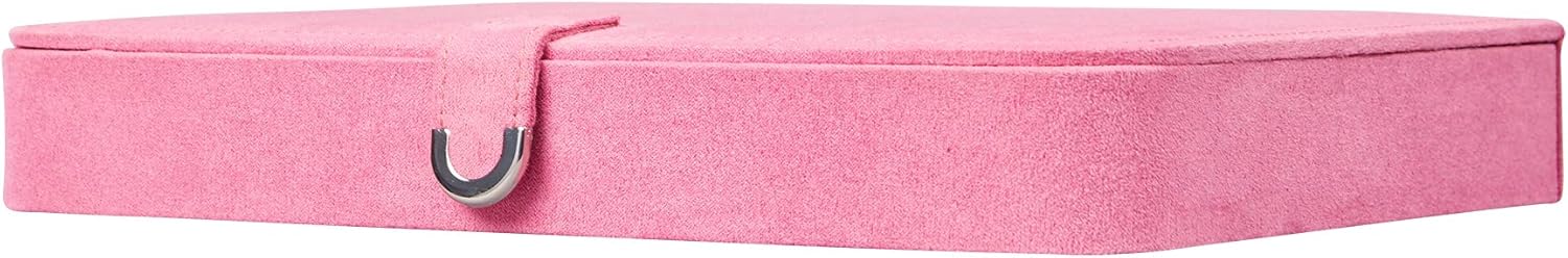 Pink Plush Fabric Jewelry Box P5249