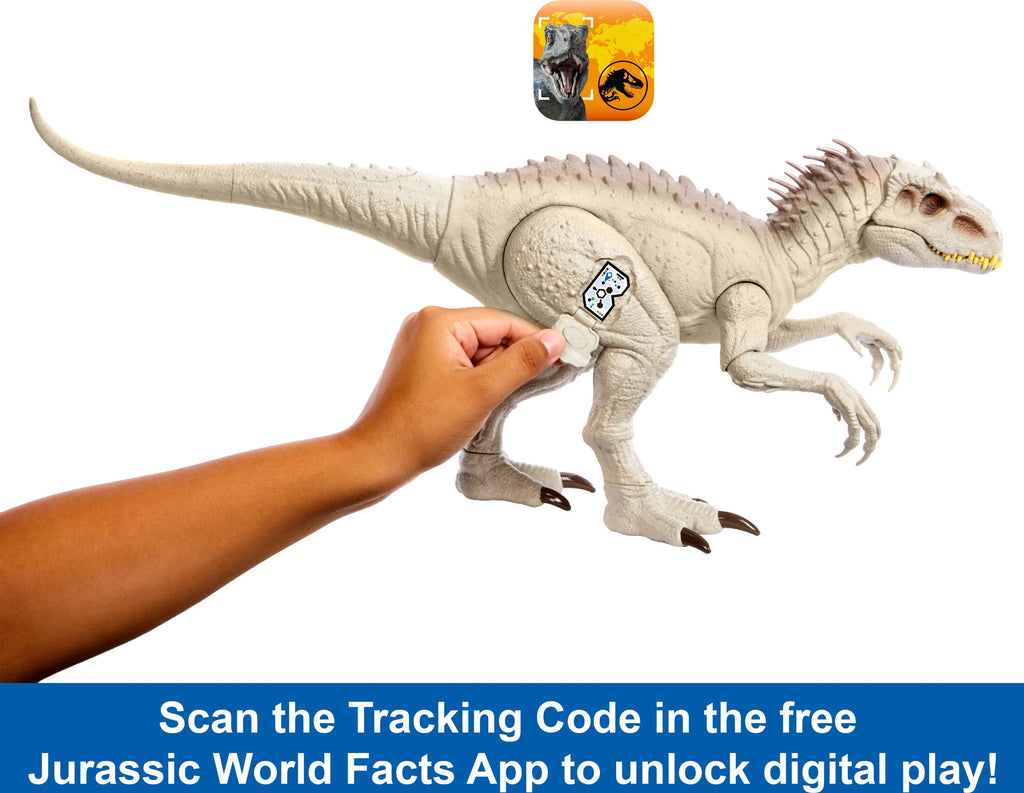 Camouflage Indominus Rex Dinosaur Action Figure with Lights, Sound & Motion Z288