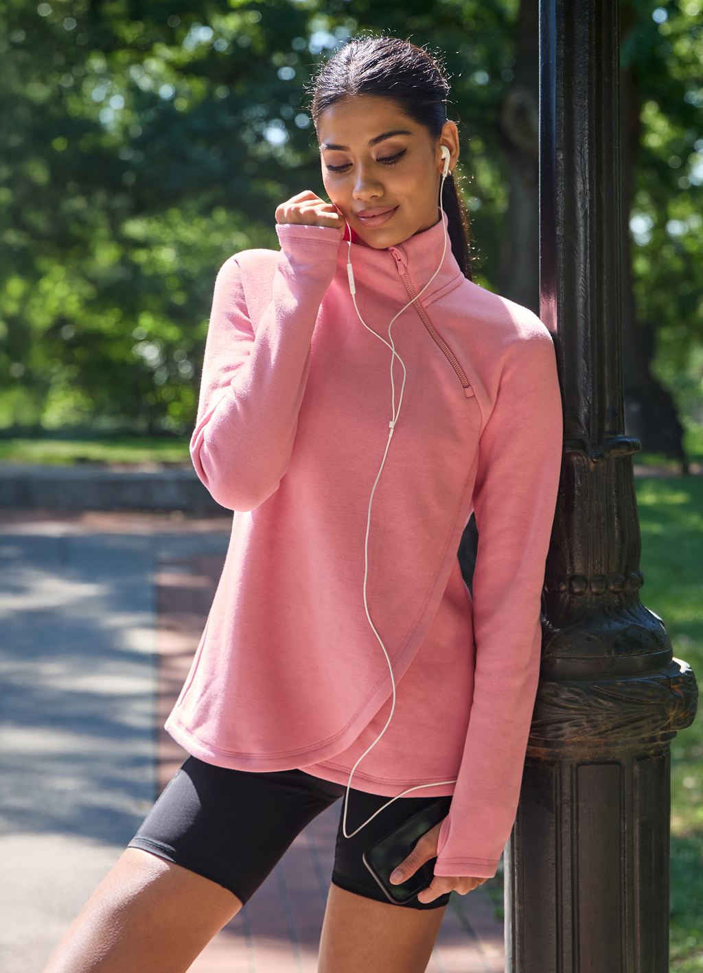 Ready To Roll Fleece Mock Neck Pullover