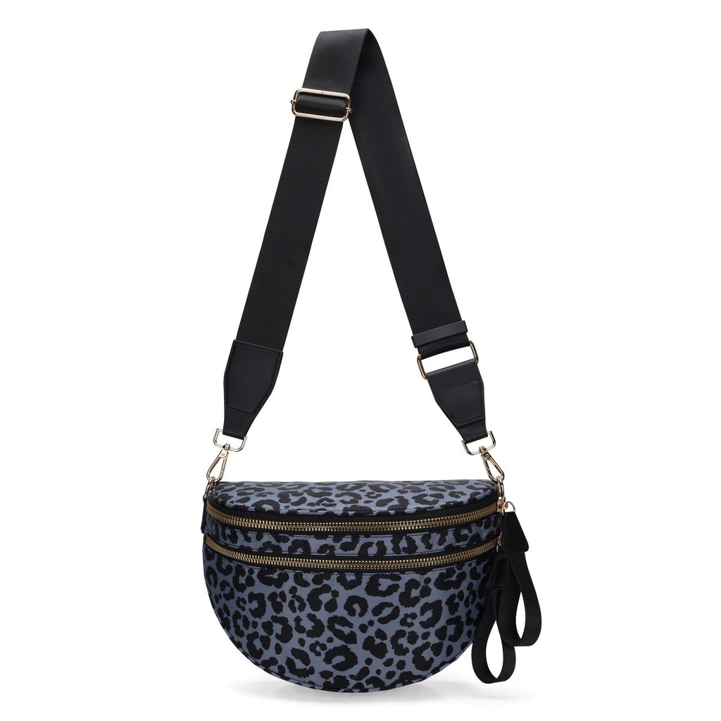 Ounamei Checkered Crossbody Bum Bag for Women Large Capacity Belt Bag for Moms & Everyday Travel