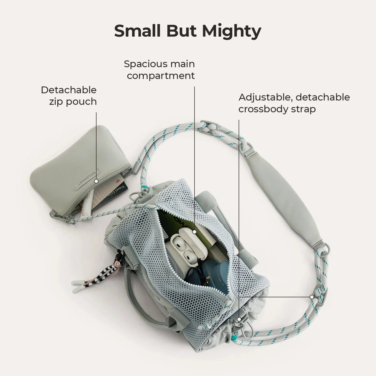 REIKI 5.5L Mesh Mini Duffle