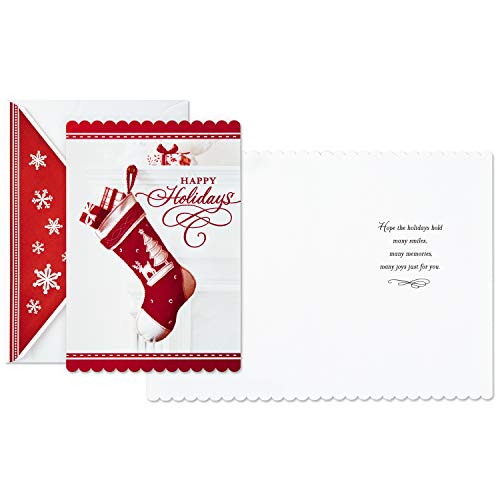 40 Cards with Envelopes and Gold Seals Christmas Boxed Card Assortment S61638