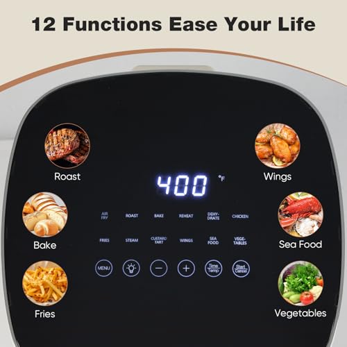 6 Quart Square Air Fryer with Window K97435