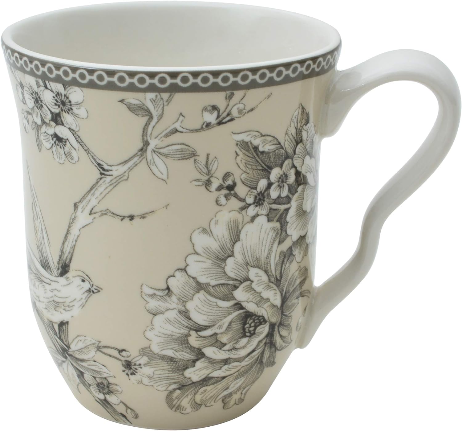 16-Piece Porcelain Dinnerware Set Antique White G86507