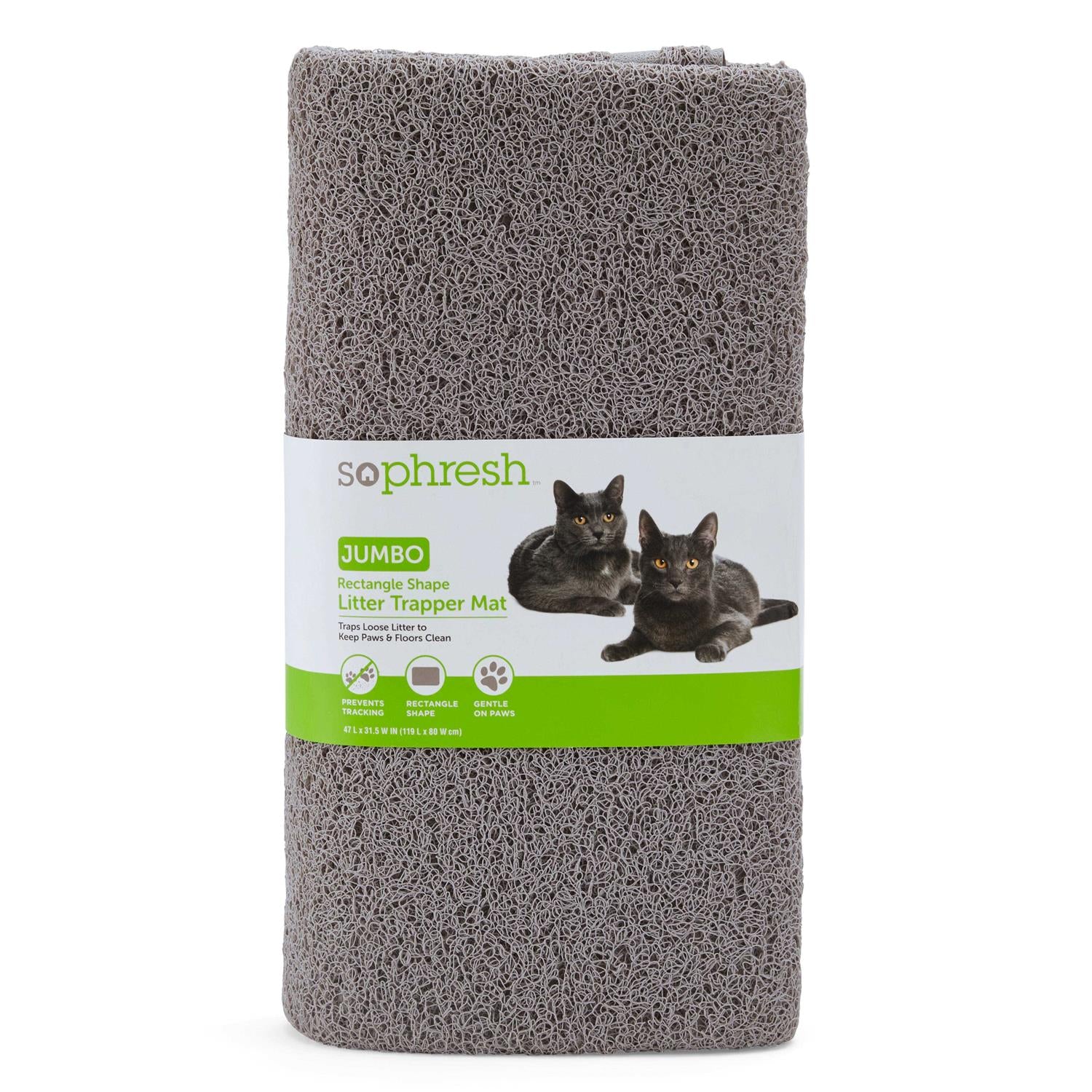 Rectangle Shape Cat Litter Trapper Mat I38298