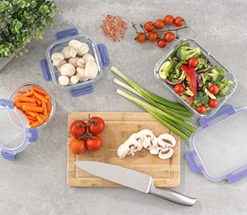 24pc Borosilicate Glass Storage Containers with Lids C7275