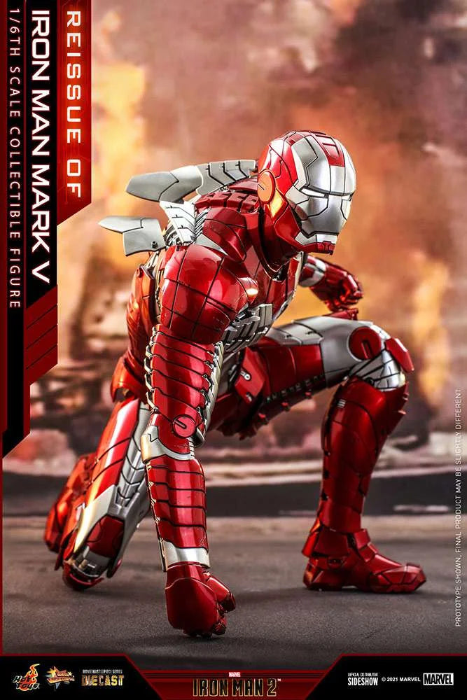 Diecast Iron Man Mark V Collectible Figure N414074
