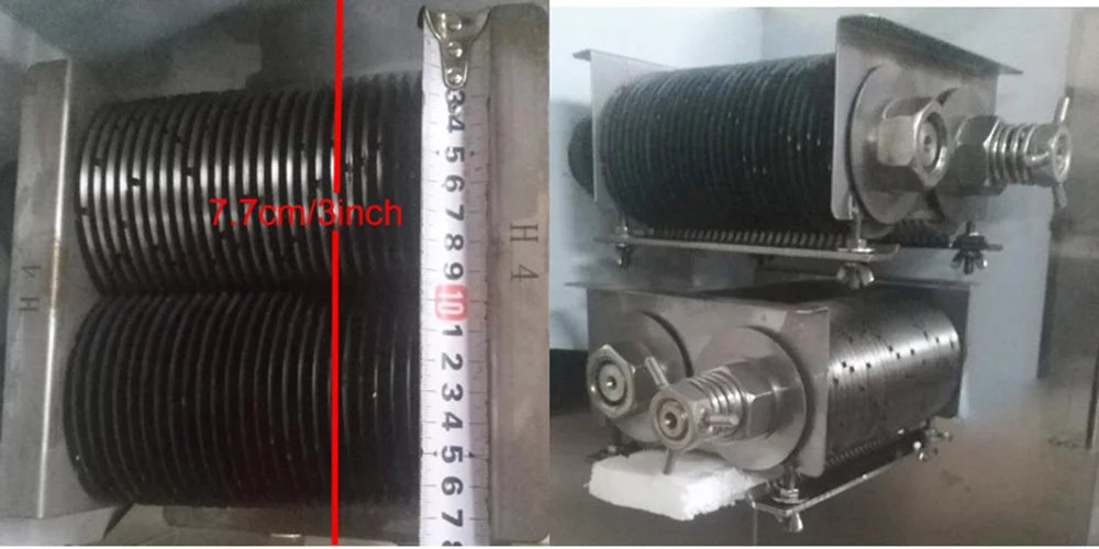 Commercial Double Motor Shredded Meat Cutting Machine 4mm Blade I816