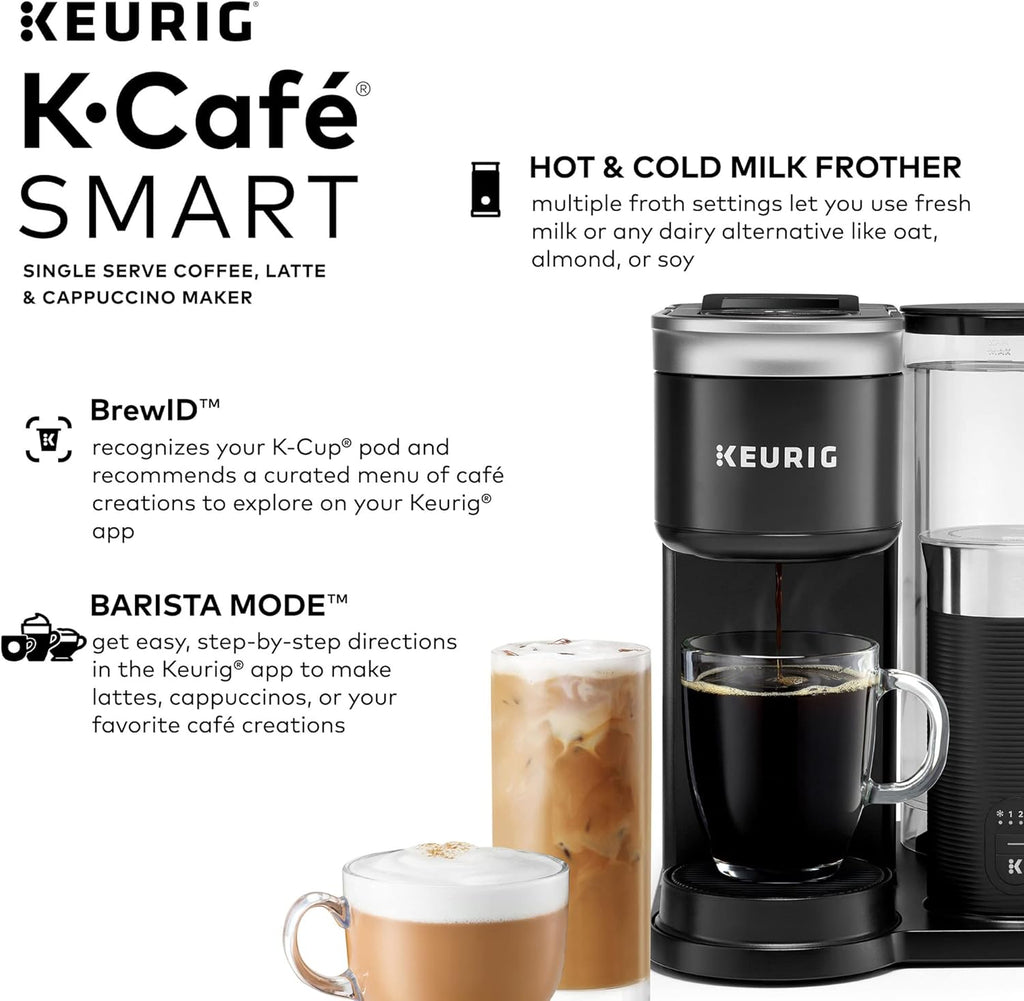 Single Serve K-Cup Pod Coffee, Latte and Cappuccino Maker W695507
