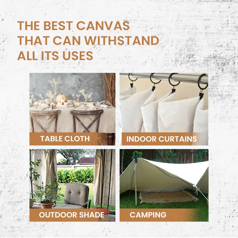 20 x 20 Feet Pure Cotton Canvas Drop Cloth X4627