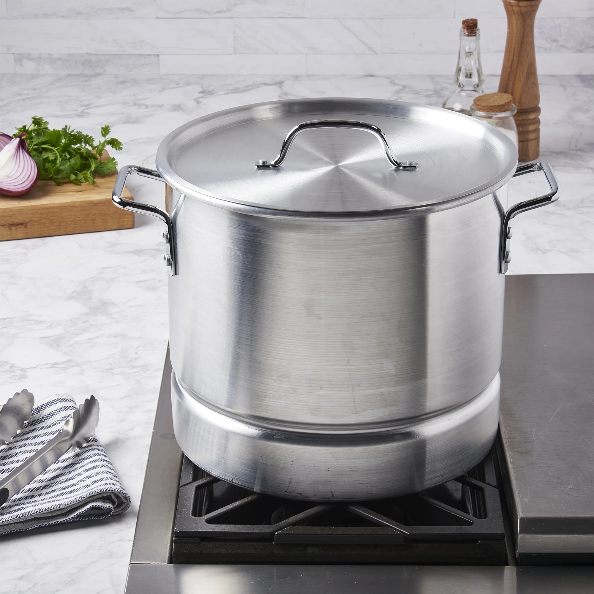 3 Piece 20Qt Aluminum Tamale Steamer Set T139498