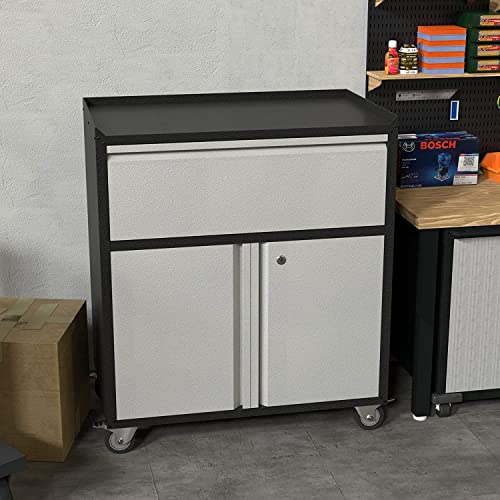 Metal Rolling Tool Cabinet with Drawers and Wheels N12687