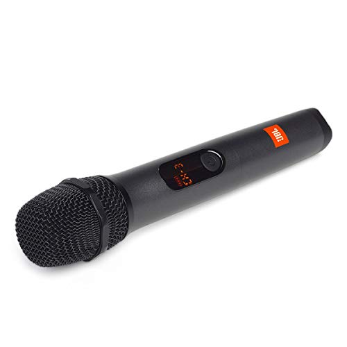 Black Wireless Two Microphone System with Dual-Channel Receiver F1576