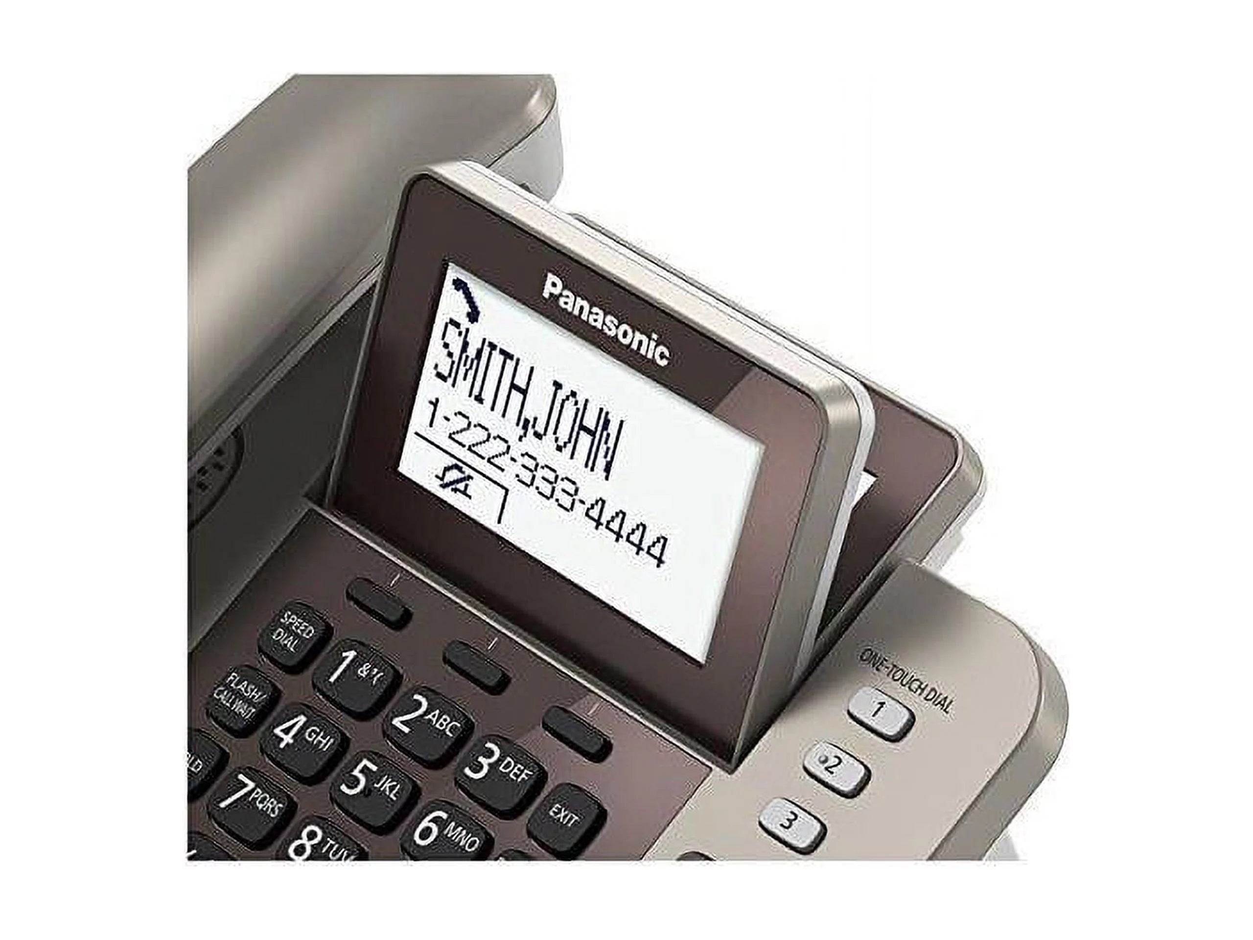 Silver Black Cordless Phone with Speakerphone P69621