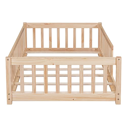 Twin Wooden Floor Bed N34005