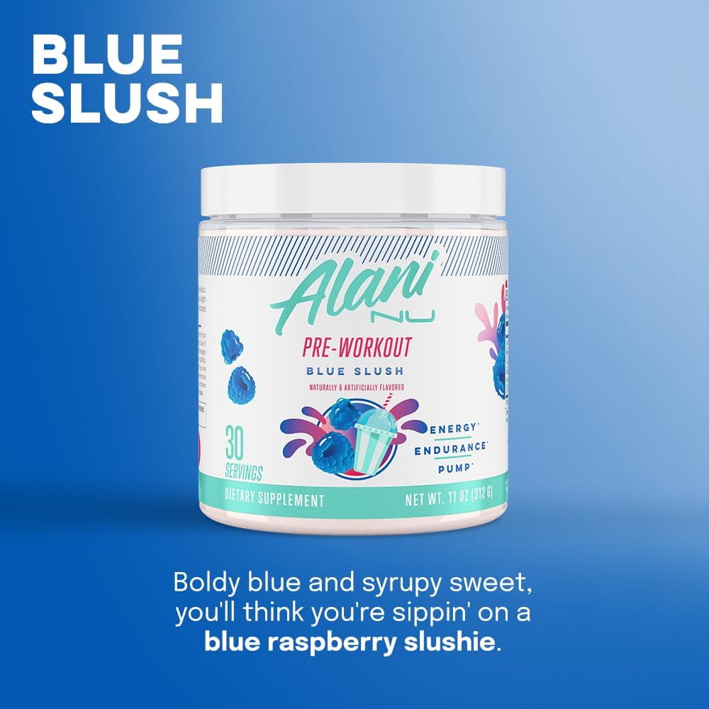 Blue Slush Pre Workout and Sour Peach Rings Post Workout Powder Bundle I216588
