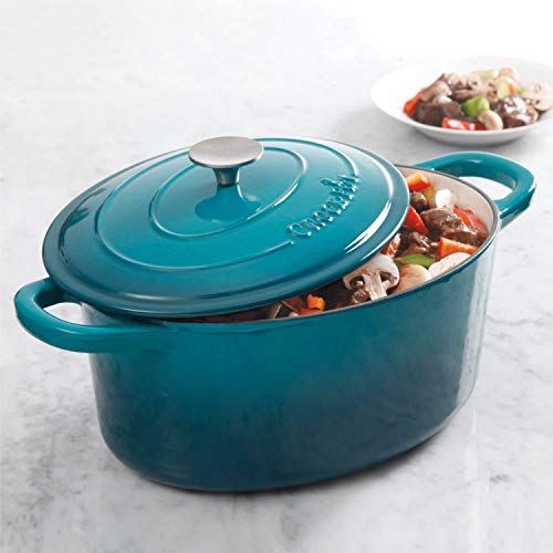 Oval Enameled Cast Iron Dutch Oven J371256