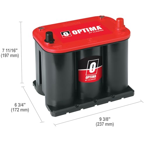 RedTop Sealed AGM Car Starting Battery, 720 CCA V184