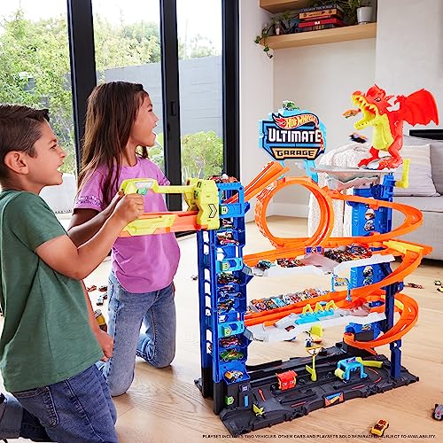 Ultimate Garage Toy Car Track Set with 2 Die-Cast Toy Cars B607