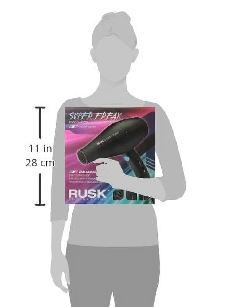 Black 2000 Watts Tourmaline Ceramic Hair Dryer K100651