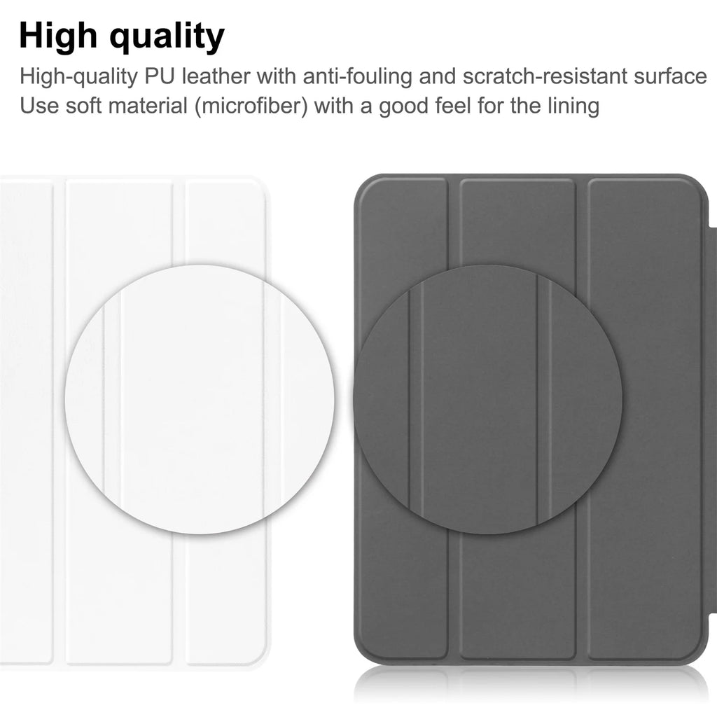 White Rugged PC Case with Tri-Fold Kickstand for iPad 10.9" 2022 B750