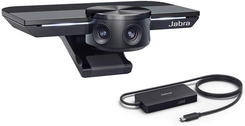 Jabra PanaCast with Jabra Speak 710 MS Wireless Bluetooth Speaker and Jabra PanaCast USB Hub and Jabra PanaCast Wall Mount Bundle J425