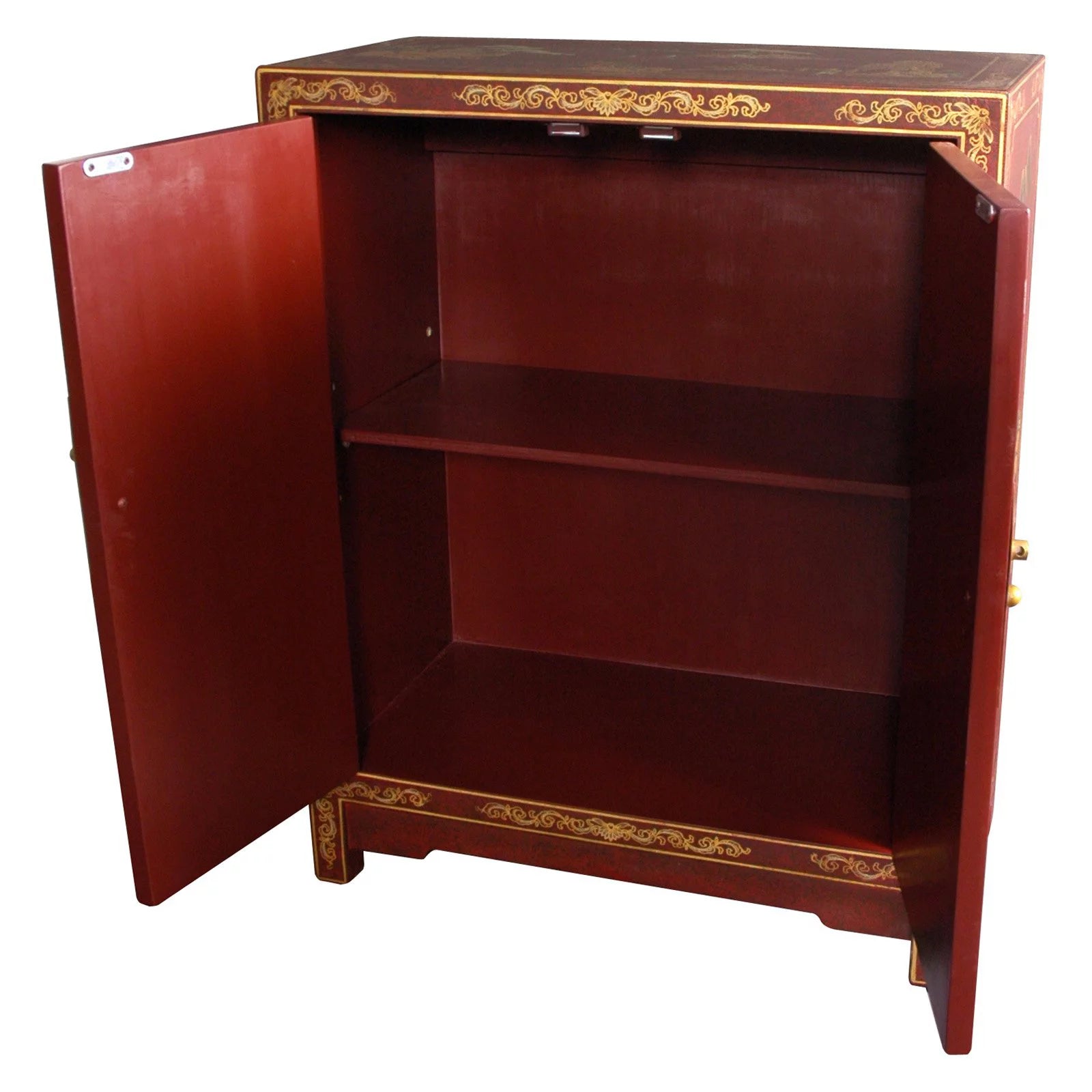 Red Lacquer Cabinet G17325