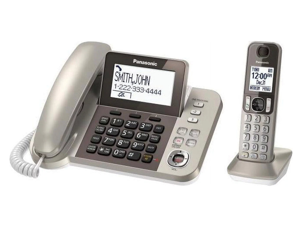 Silver Black Cordless Phone with Speakerphone P69621