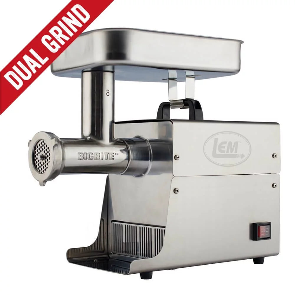Dual Grind #8 Big Bite Meat Grinder 0.5HP E892