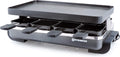 8 Person Anthracite Raclette with Cast Aluminum Grill Plate B843312