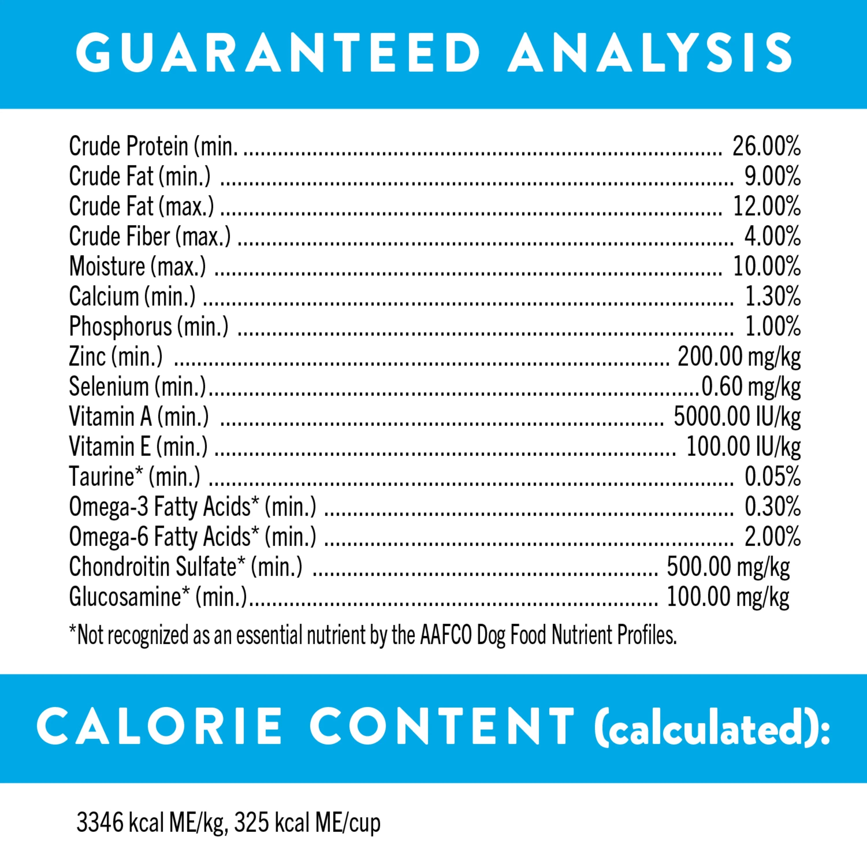 15 Lb. Bag High Protein Natural Dry Dog Food V259960