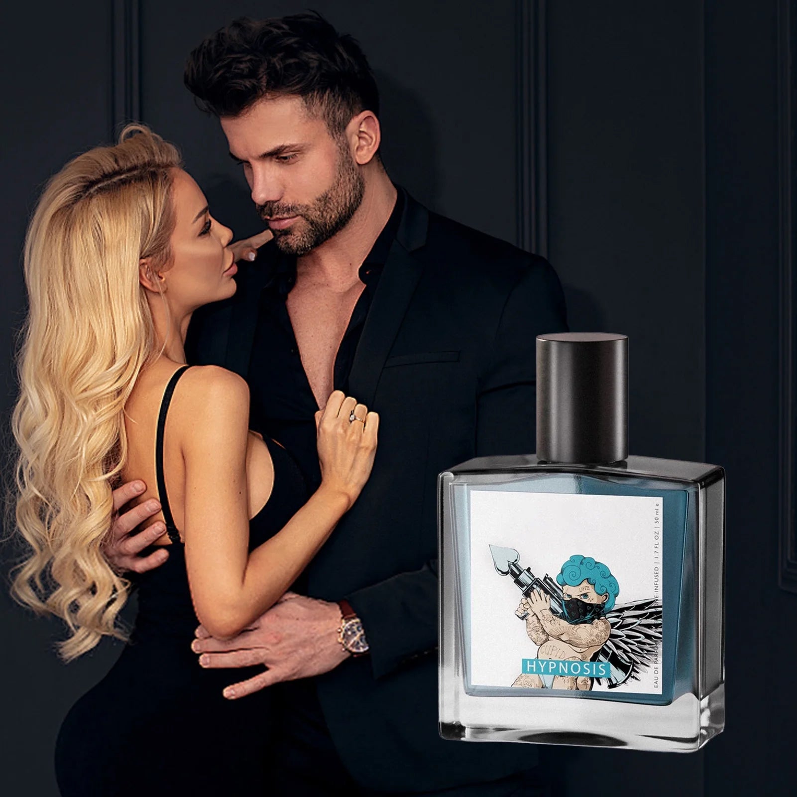Cupid Charm Men's Toilet (Pheromone Injection) Hypnotic Cologne Fragrances for Men 2PCS J682
