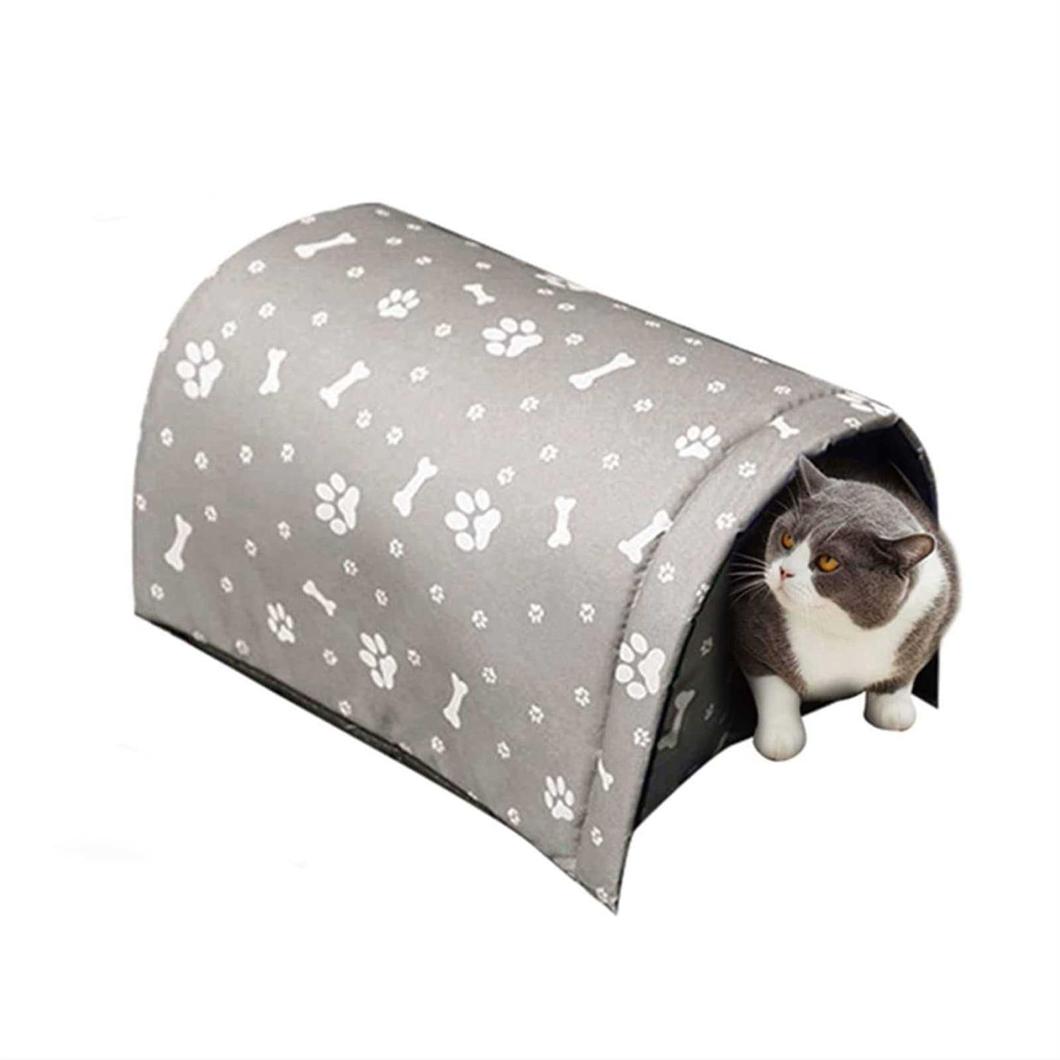 Weatherproof Foldable Cotton Filled Cat House N172554