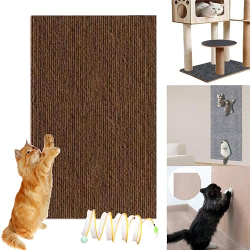 White Self-Adhesive Cat Scratching Mat, 23.62 * 39.37 in K485610
