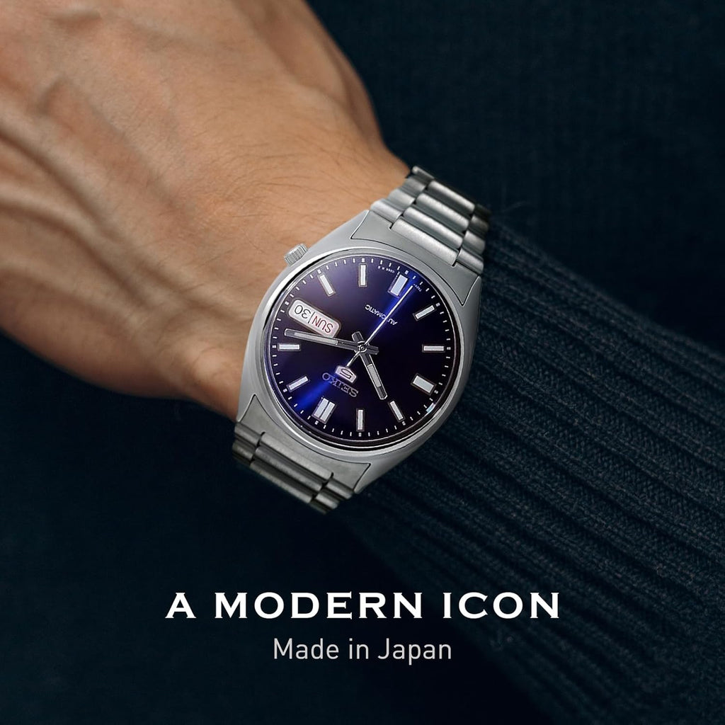 Automatic Watch with Blue Dial, Stainless Steel Case & Bracelet X332