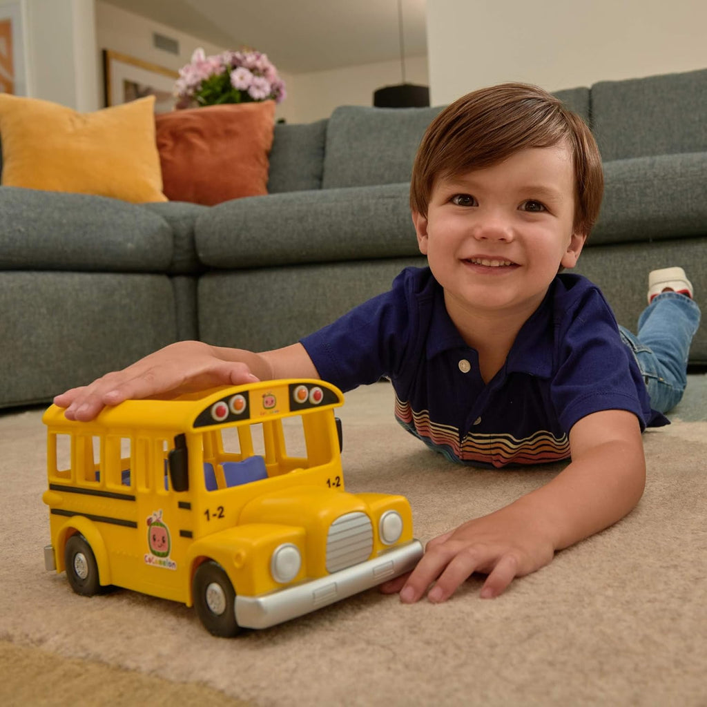 Musical Yellow School Bus with Removable JJ Figure H71954