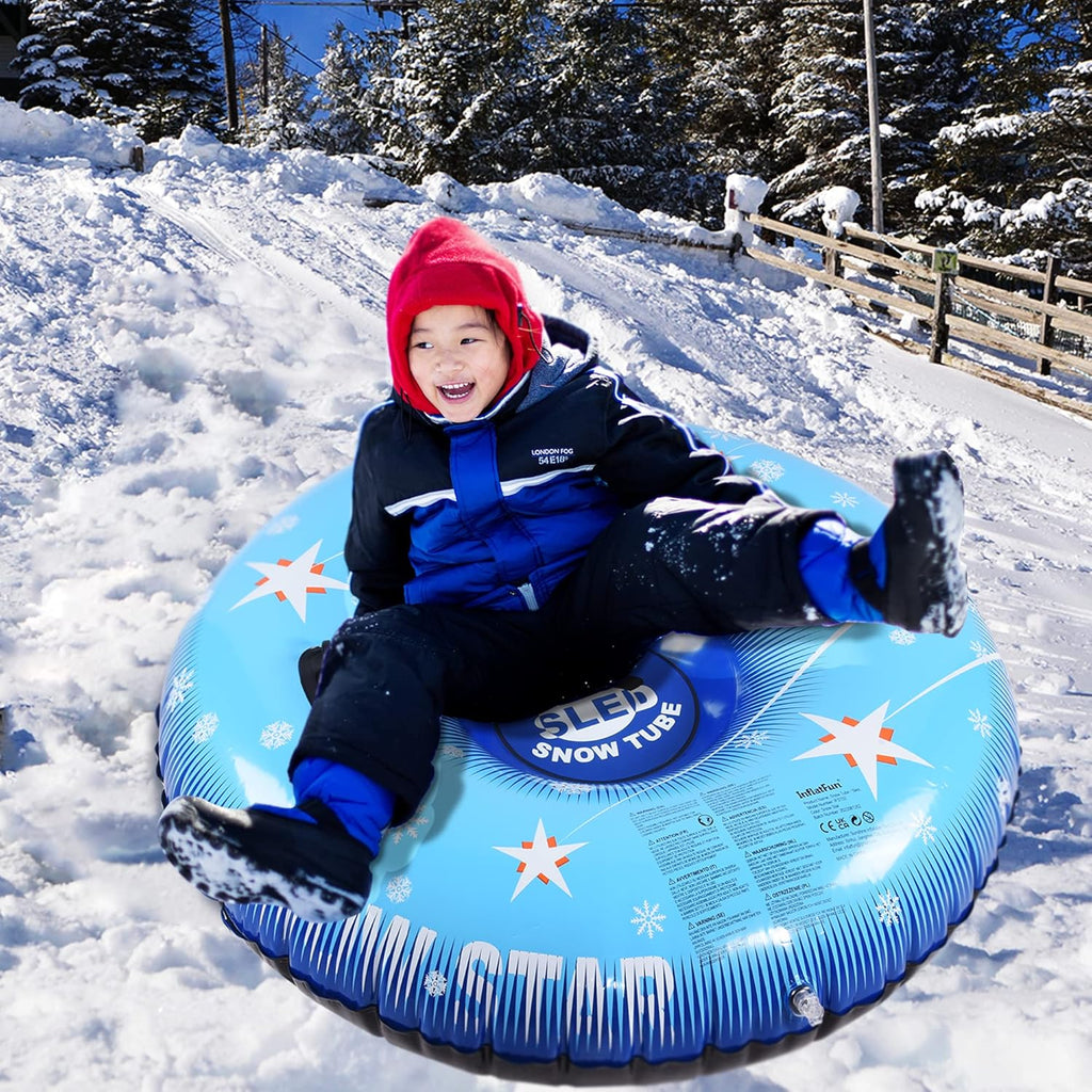 48-inch Inflatable Snow Tube with Handles C7213