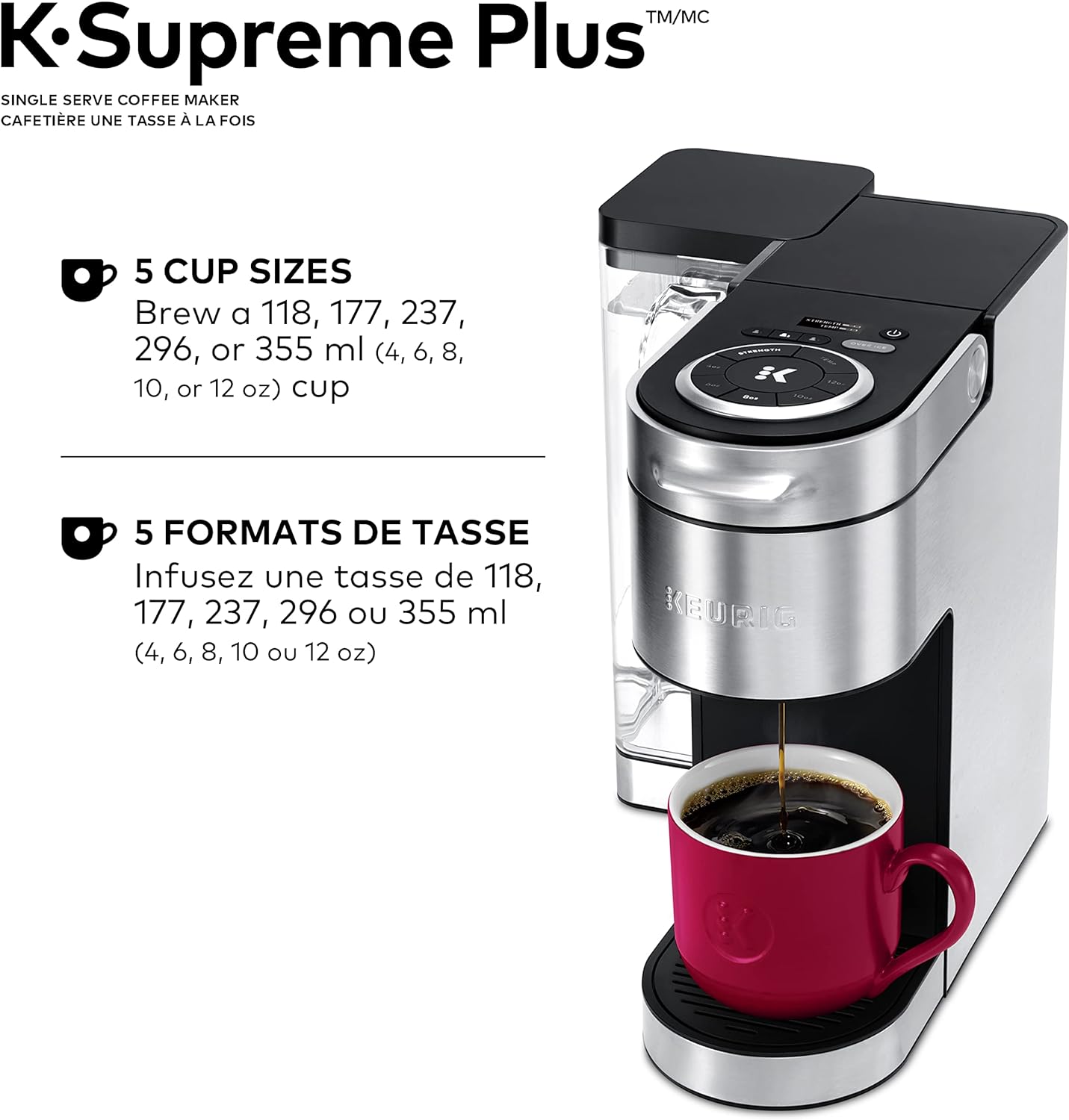 Single Serve K-Cup Pod Coffee Maker F13125