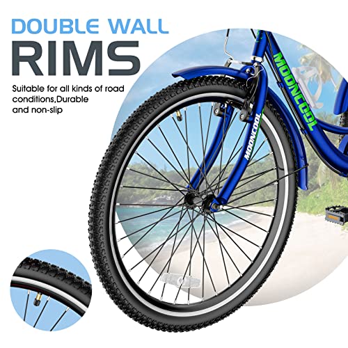 7 Speed 3 Wheel Bicycle with Shopping Basket T8957