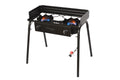 200,000 BTU LP Gas 2 Burner Cooktop Stove with Regulator Hose K75431
