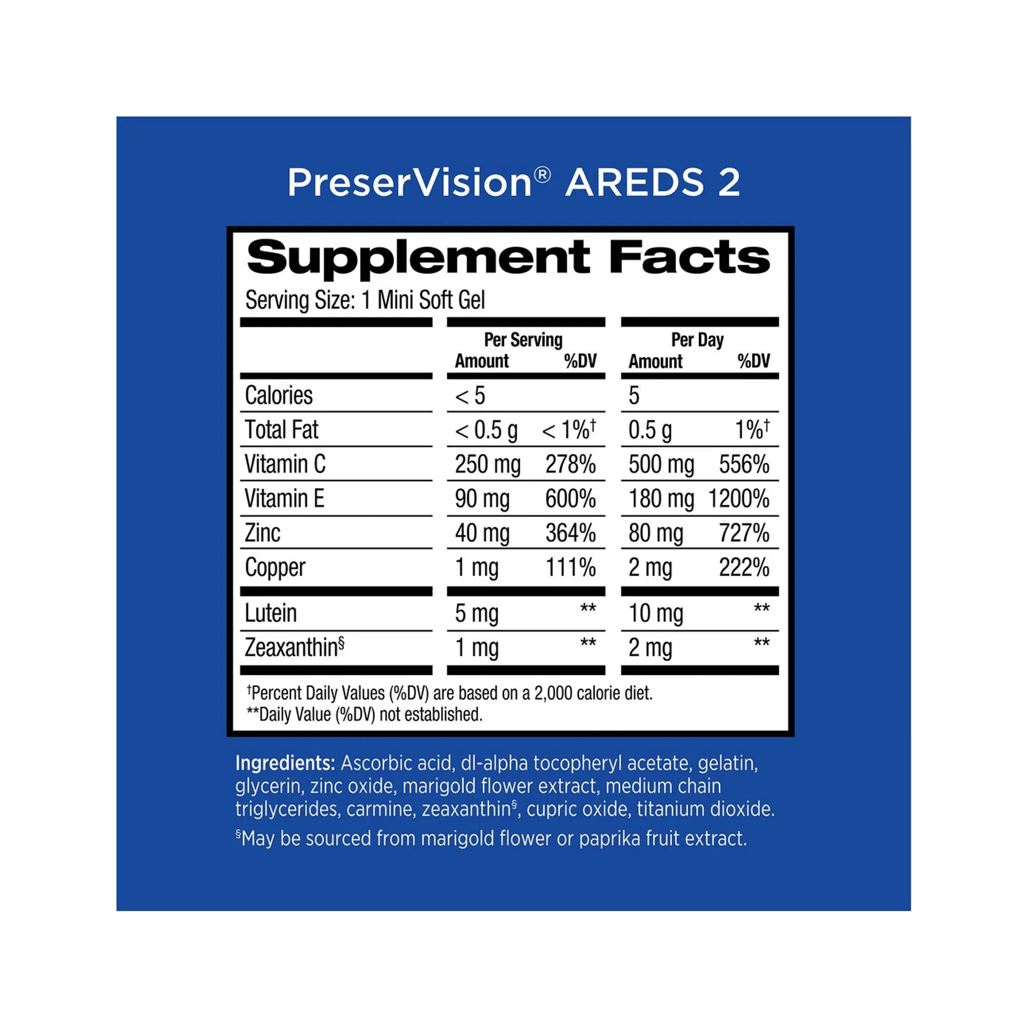PreserVision AREDS 2 Formula Multivitamin Eye Vitamin and Mineral Supplement (Pack of 10) N28625