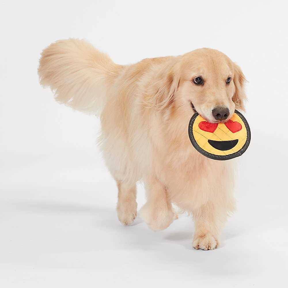 Heart Eyes Emoji Dog Toy X459