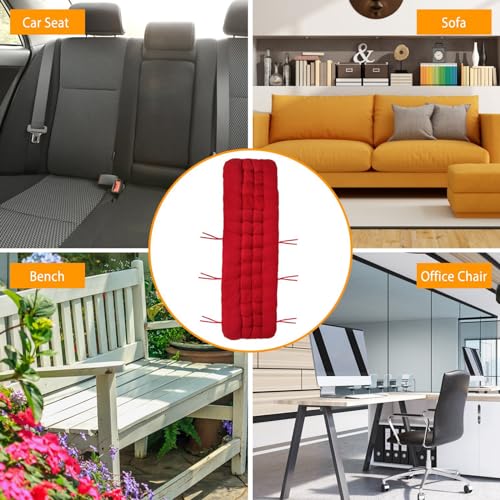 Sun Lounge Chair Cushions, 67 in Patio High Back Recliner Lounger Cushion with Ties, Thick Lounge Chaise Pads K235