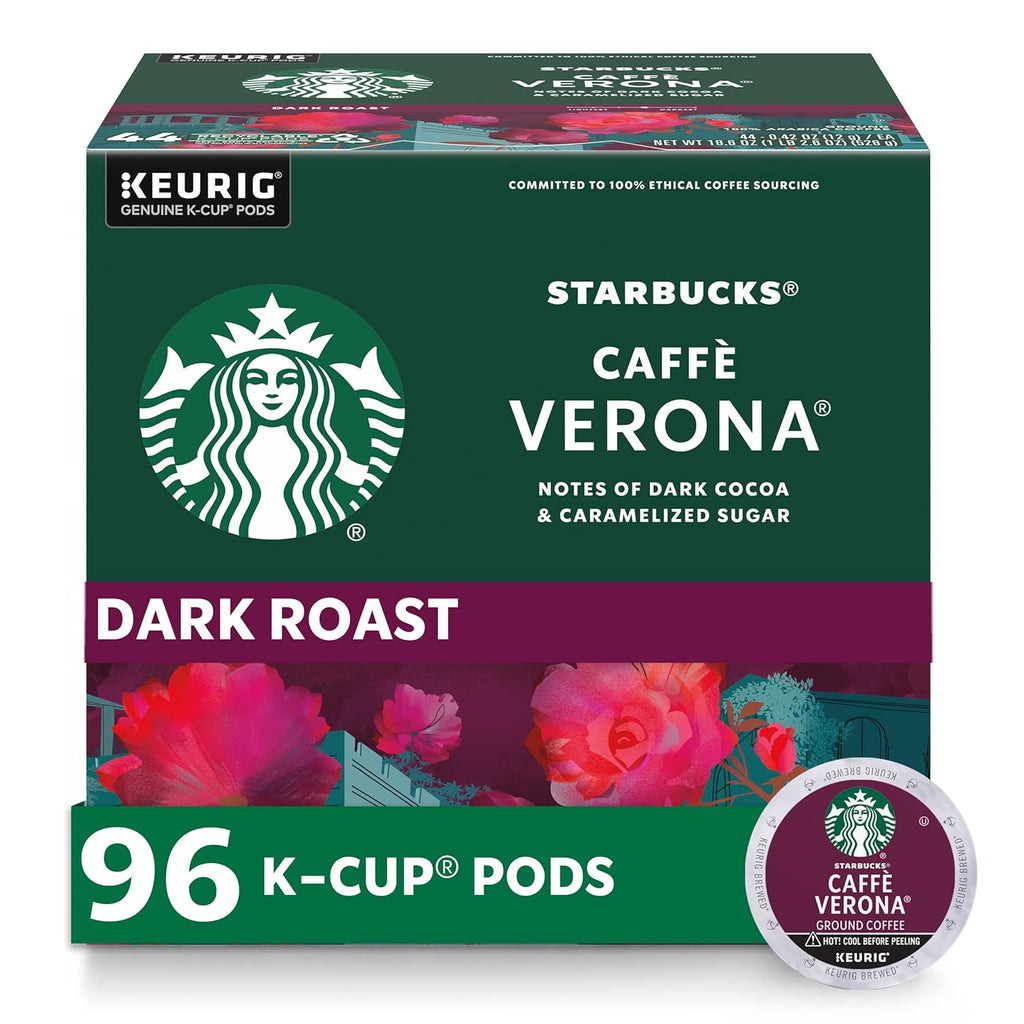 Dark Roast Coffee Pods, 100% Arabica, 96 pods C29053