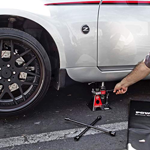 3 Ton 6000 Pound Capacity Bottle Jack and Jack Stands U392391