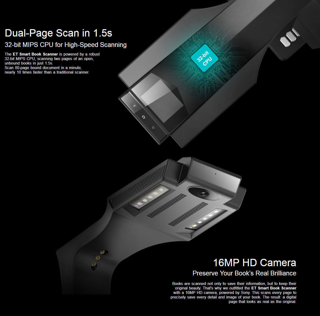 Book Scanner with OCR for Windows G800
