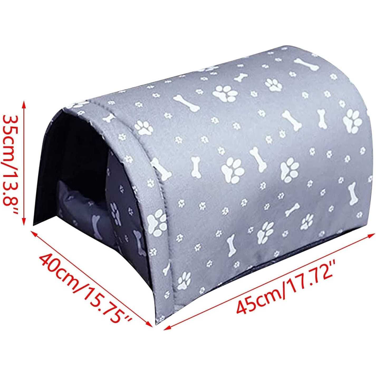 Weatherproof Foldable Cotton Filled Cat House N172554